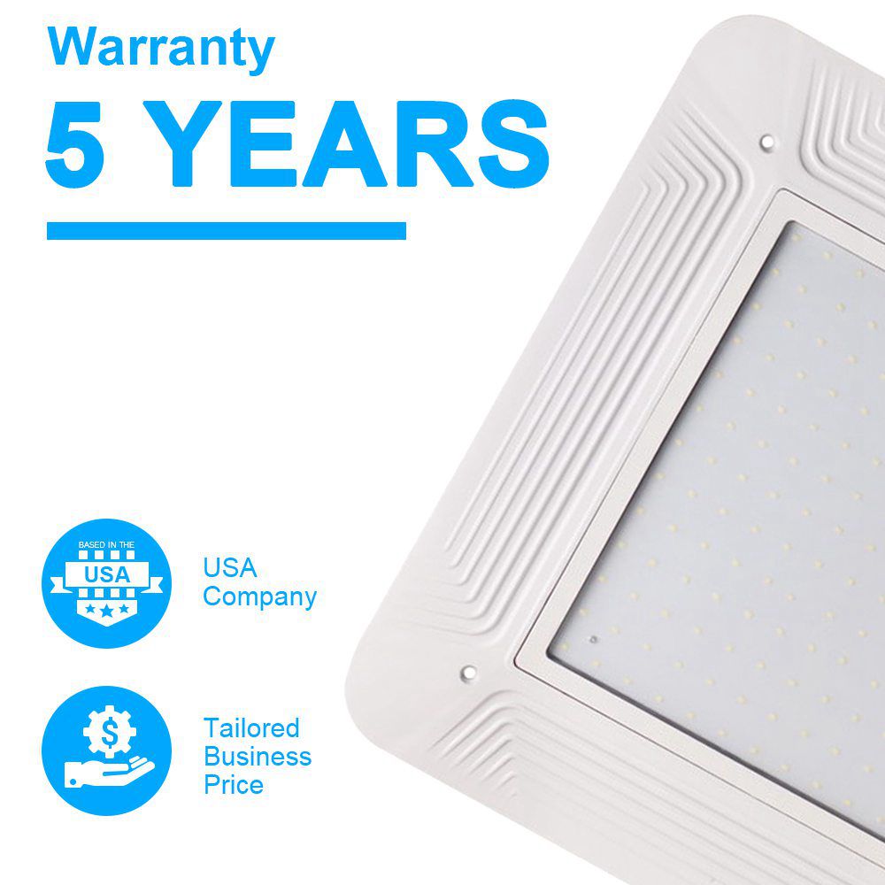 Garage Canopy Lights Ip65 Recessed Led Garage Lighting Low Bay
