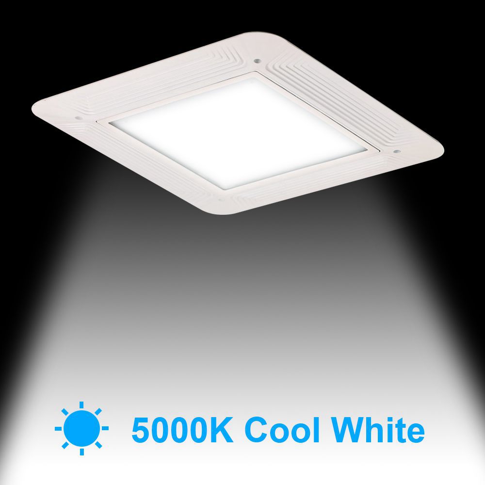 Garage Canopy Lights Ip65 Recessed Led Garage Lighting Low Bay