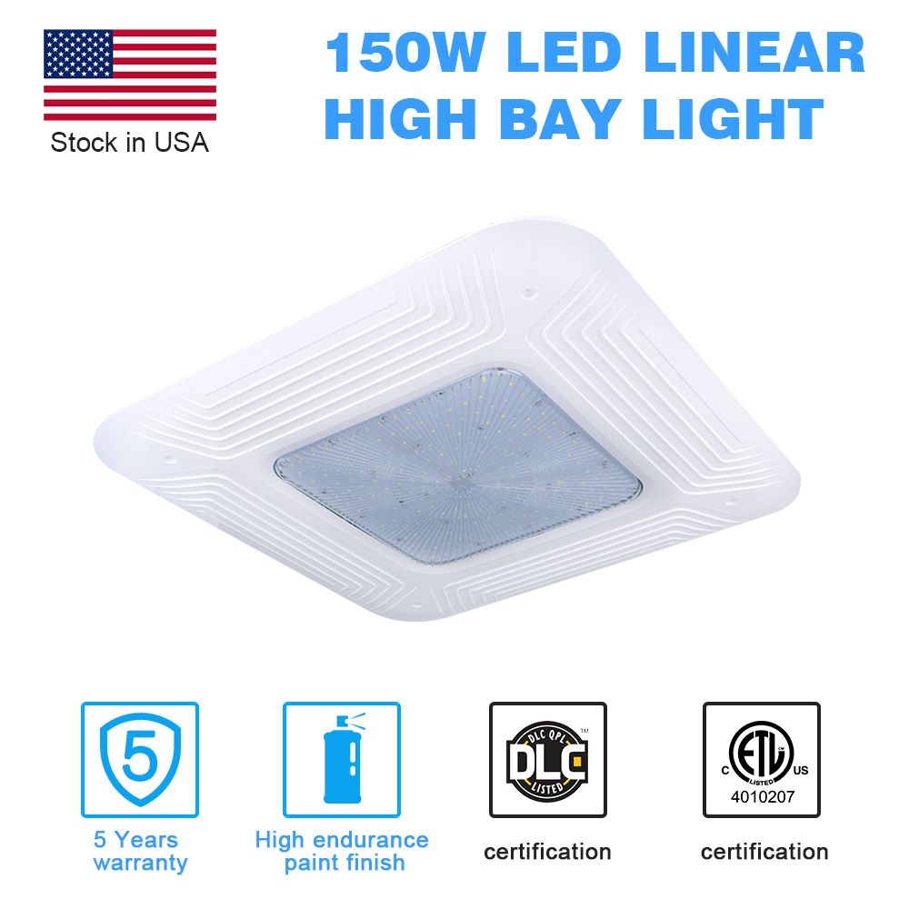 Led Canopy 150w Square Canopy Petrol Led for Gas Station Light