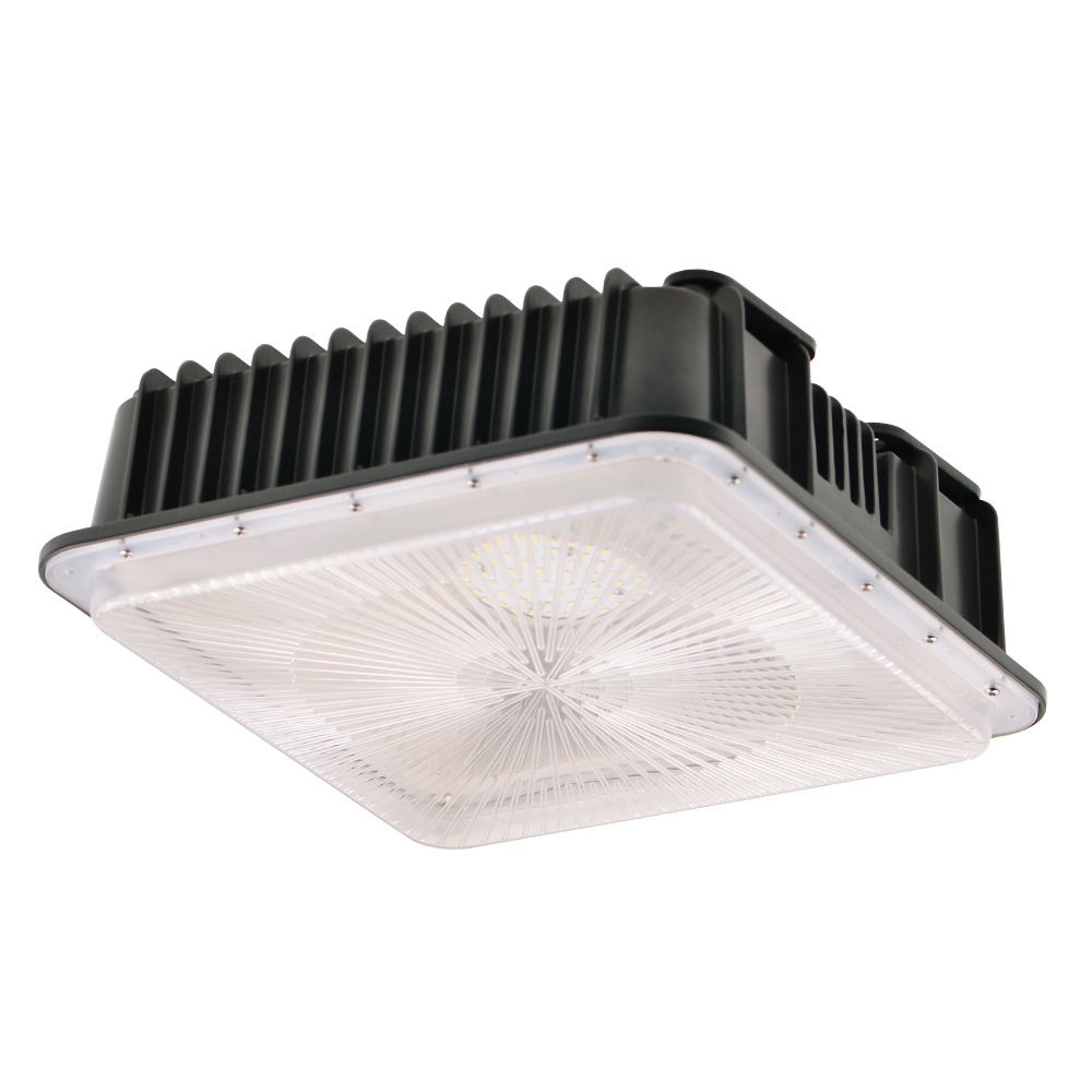75W Outdoor Canopy String Lights IP65 Exterior Canopy Lighting for Garages