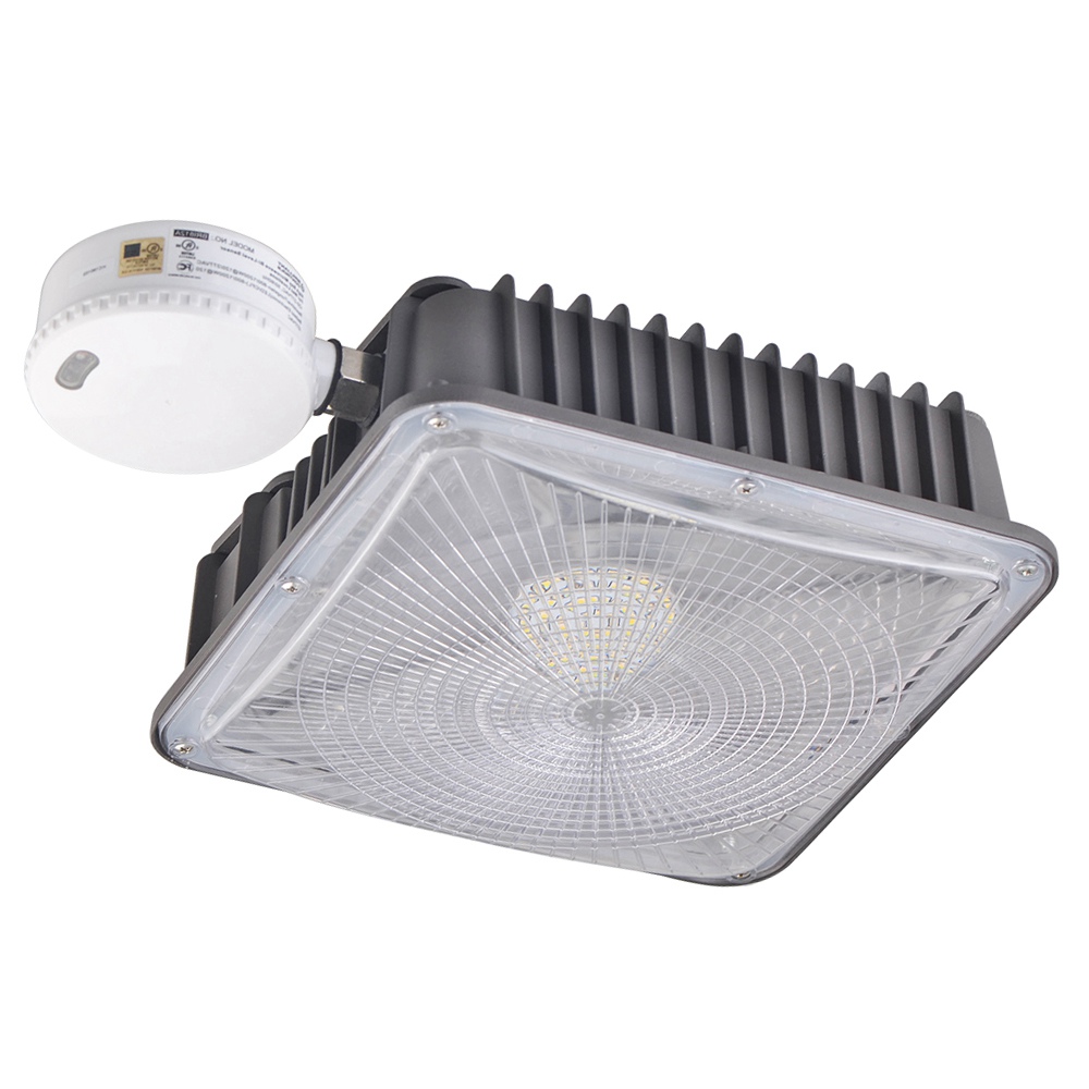 Sensor Canopy Lights Outdoor 75W Pendant Light Canopy IP65 for Warehouse