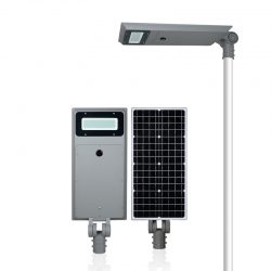 60 Watt Solar Street Light with Dusk to Dawn Sensor 9600lm for Roadway