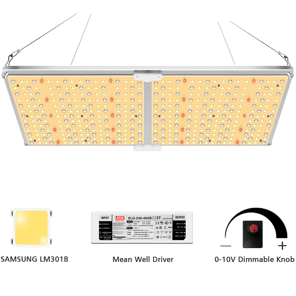 220W Best Grow Light for Tomatoes IP65 3500K with Full Spectrum