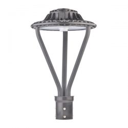 30W Post Top Light Fixture Garden IP65 ETL DLC Approved Motion sensor Light for Parks