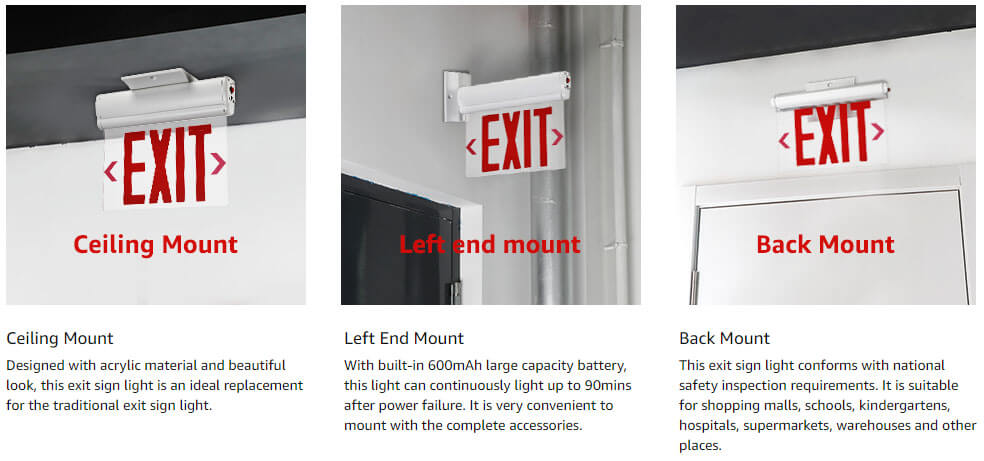 Best-Selling-Red-Exit-Sign-Ceiling-Left-End-Wall-Mount-from-China-Manufacturer
