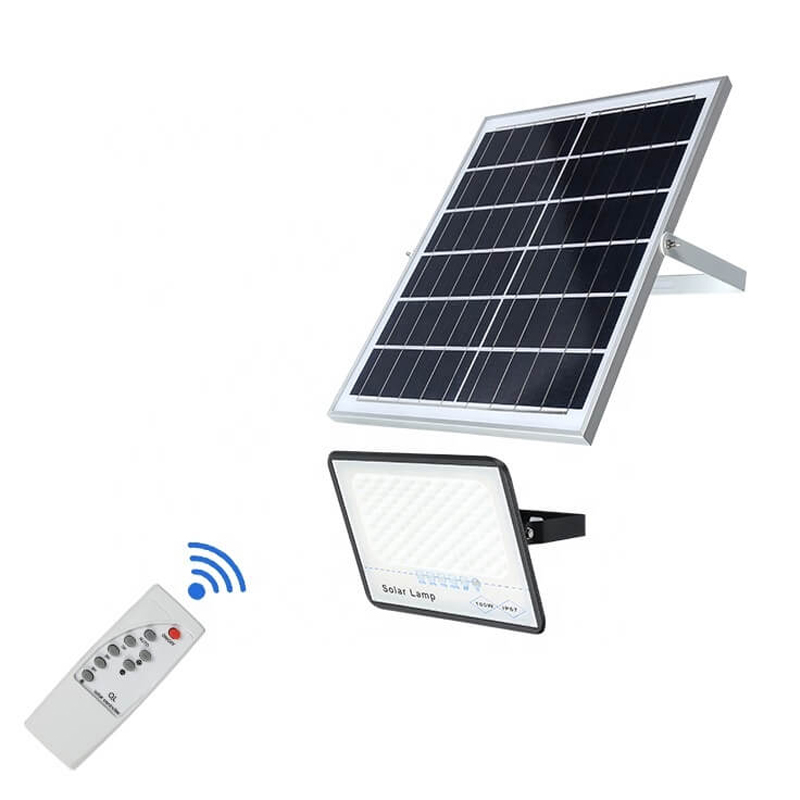 OEM 100W Solar Flood Light with Remote Control Supplier for Billboard