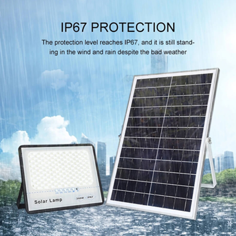 OEM-100W-Solar-Flood-Light-with-Remote-Control-Supplier-for-Billboard