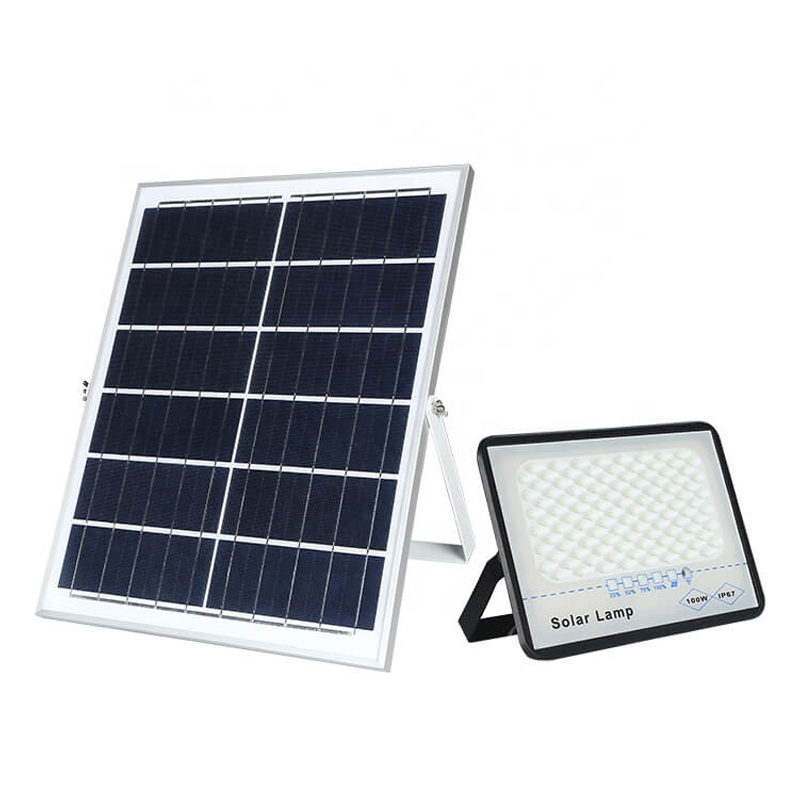 OEM 100W Solar Flood Light with Remote Control Supplier for Billboard