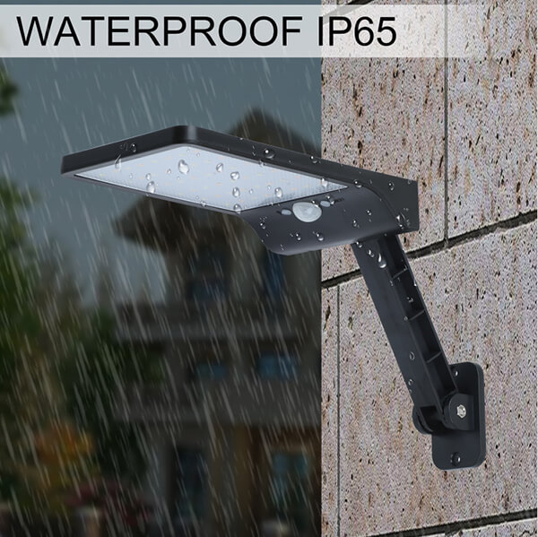 Solar Wall Mounted Street Light 4W 480lm IP65 with Motion sensor for Road