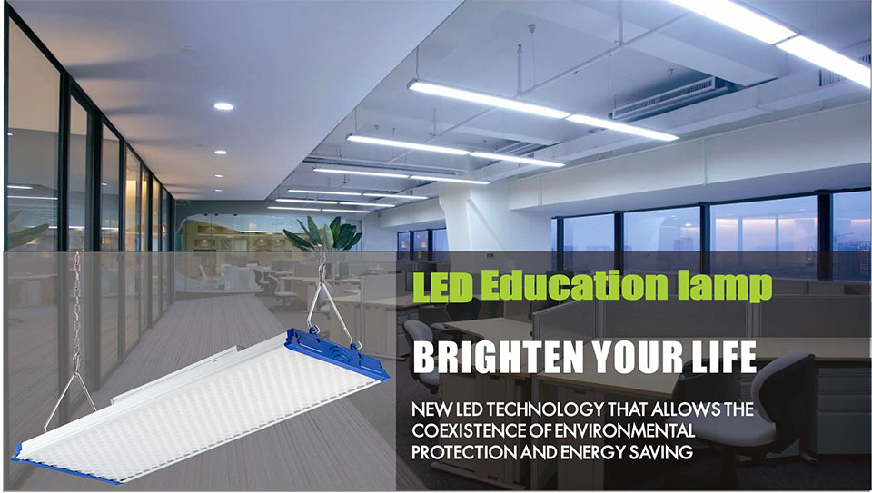 38W Linear High Bay LED Light 5700K for Classrooms