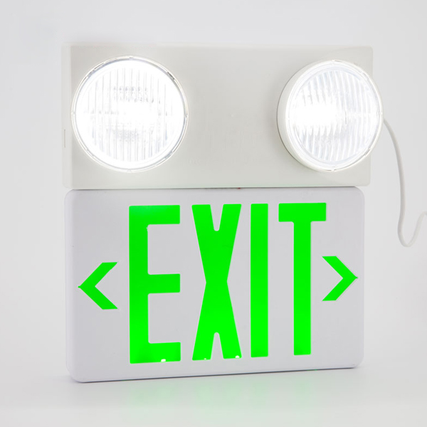 Double-Sided-Exit-Emergency-Light-Combo-with-Backup-Battery-Red-Green-Letters-from-China-Wholesaler