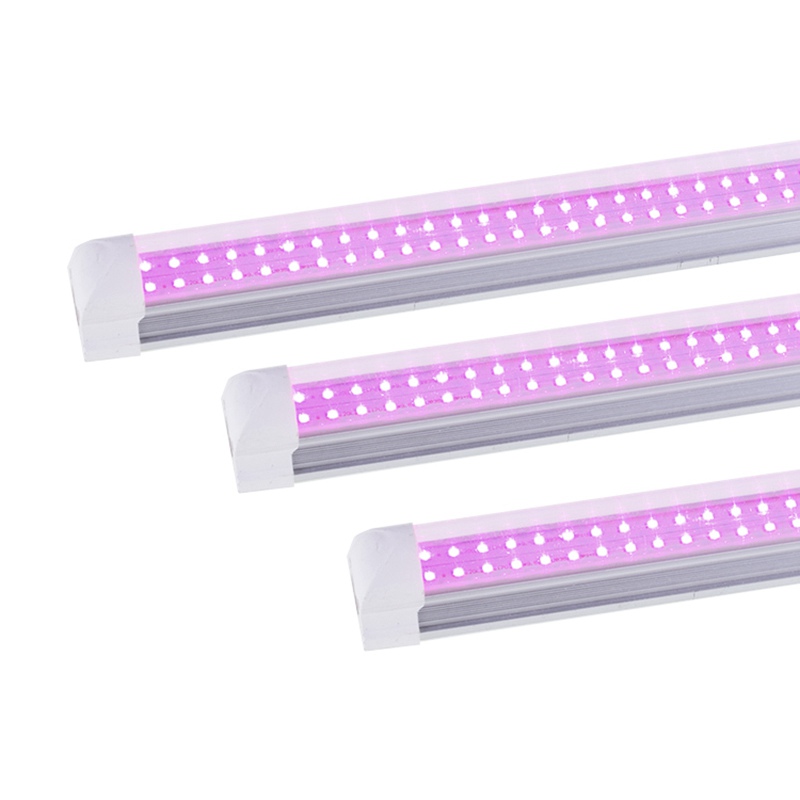 18W LED T8 Grow Bulbs IP40 with AC85-265V Double-rows
