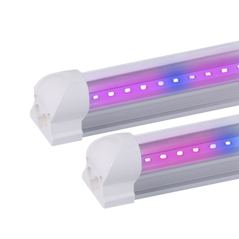 18W T8 LED Grow Tubes IP40 with AC85-265V for Vegetables