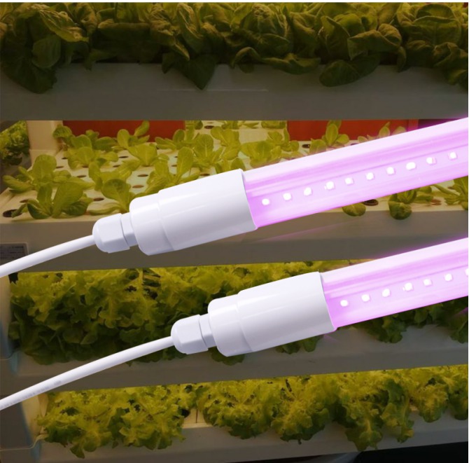 5W T8 Full Spectrum LED Plant Growth Light IP65 with AC85-265V