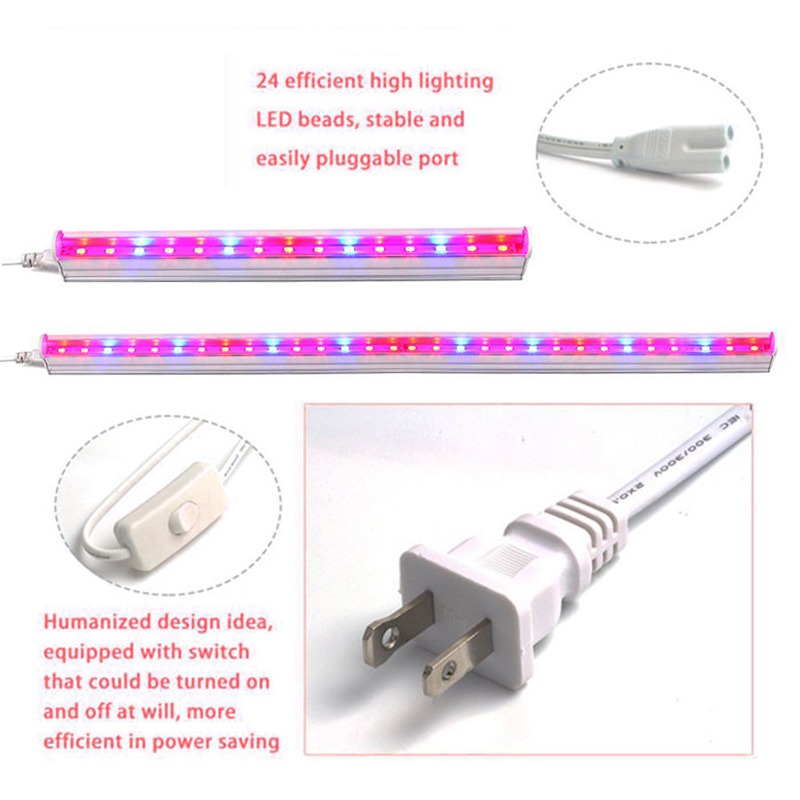 LED T5 Grow Light 13W IP40 AC85-265V for Vegetables