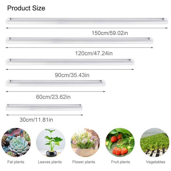 T5 Grow Light Spectrum 18W IP40 with Warranty 3 Years