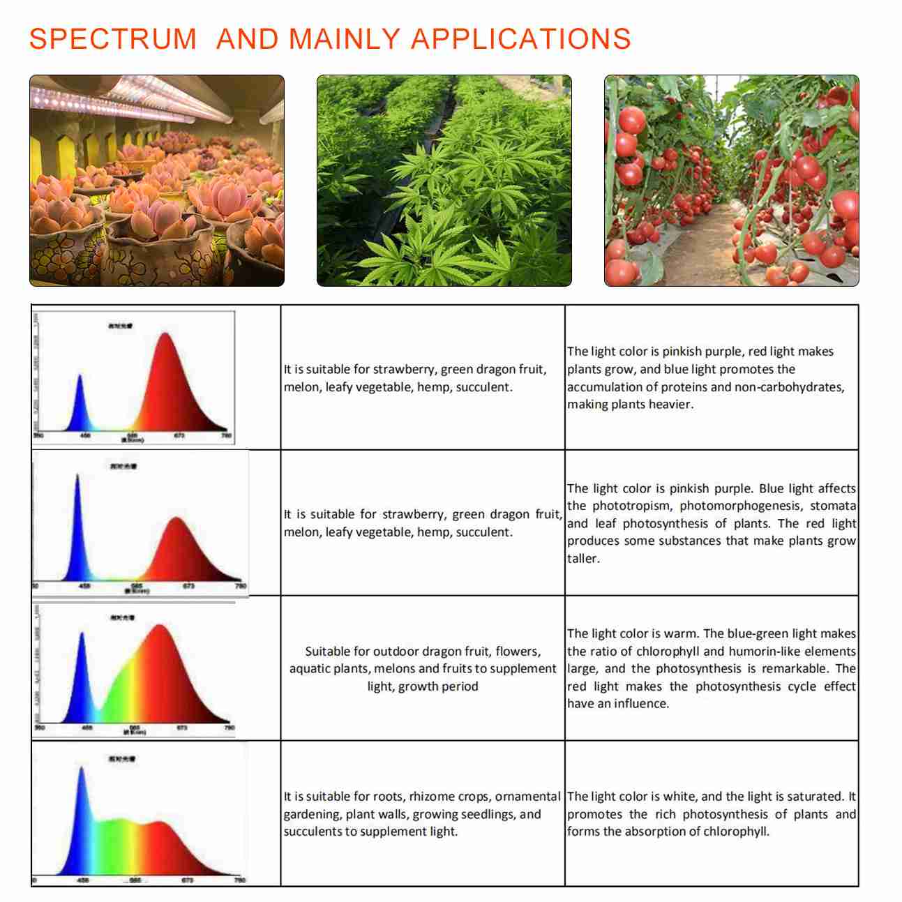 T5 Grow Light Spectrum 18W IP40 with Warranty 3 Years