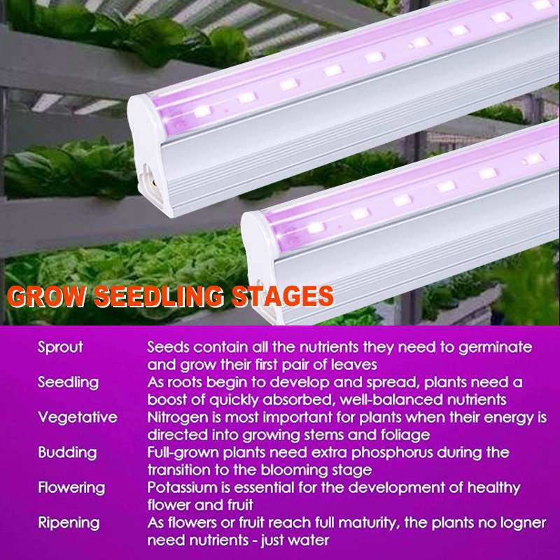 T5 Grow Light Spectrum 18W IP40 with Warranty 3 Years