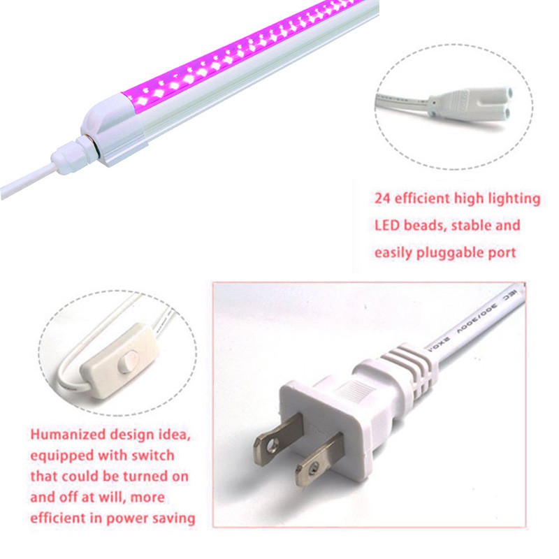 T5 LED Tube Grow Light 5W IP65 with AC85-265V CE FCC Listed