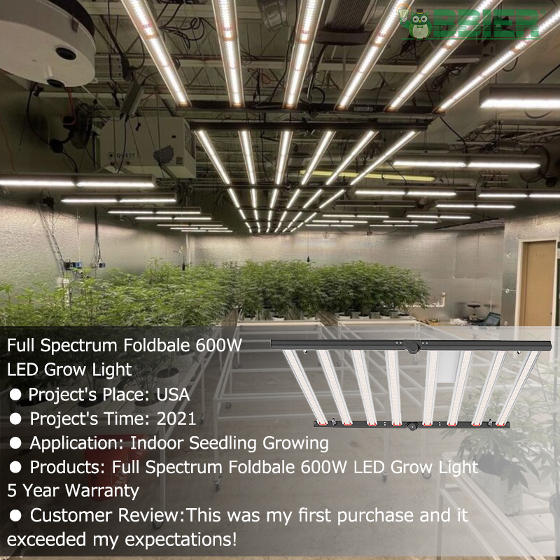 Grow Light Controller 600W LED Grow Light 5 Year Warranty