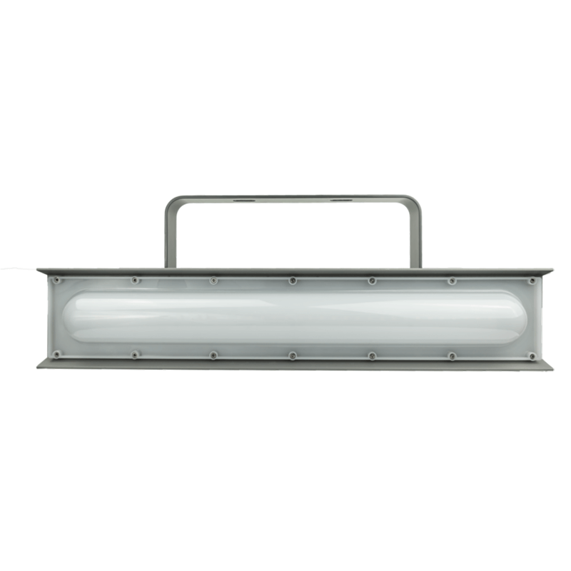 2ft Explosion Proof LED Linear Strip 40W Hazard Location Light Fixture 5000K 5600LM with ETL UL Listed
