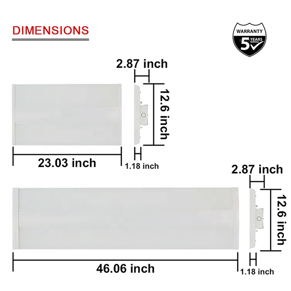 LED Linear 165W in USA Stock 22400lm with ETL DLC Listed