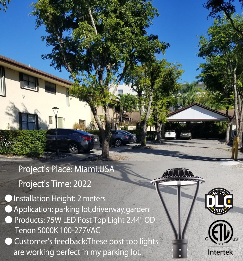 ETL-DLC-Bronze-Color-75W-LED-Post-Top-Light-2.44-OD-Tenon-5000K-100-277VAC-in-the-U.S