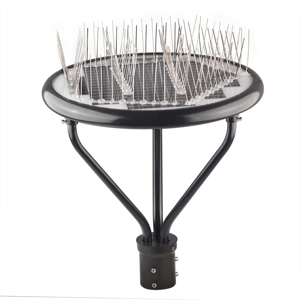 Post Top Solar Lights 25W IP65 Anti-Bird 3,750 Lumens for Walking Paths