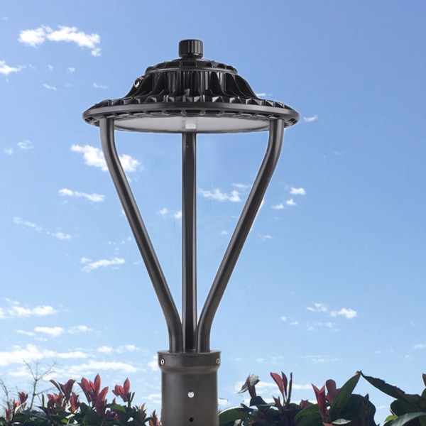 75W 100W 150W Adjustable LED Post Top Area Light in One Light AC100-277V IP67 with DLC Listed