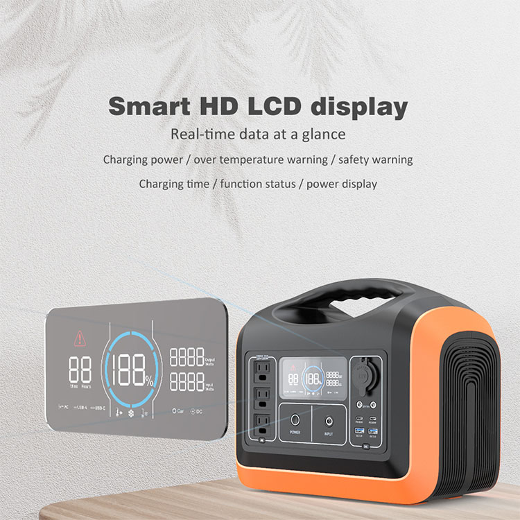 2022 New Arrival 992Wh 1200W Emergency Generator Camping Outdoor Solar Portable Power Station