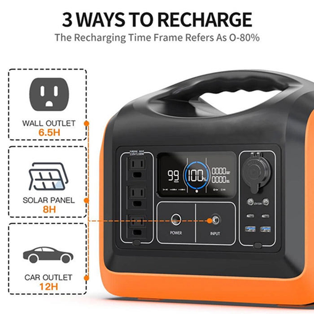 2022 New Arrival 992Wh 1200W Emergency Generator Camping Outdoor Solar Portable Power Station