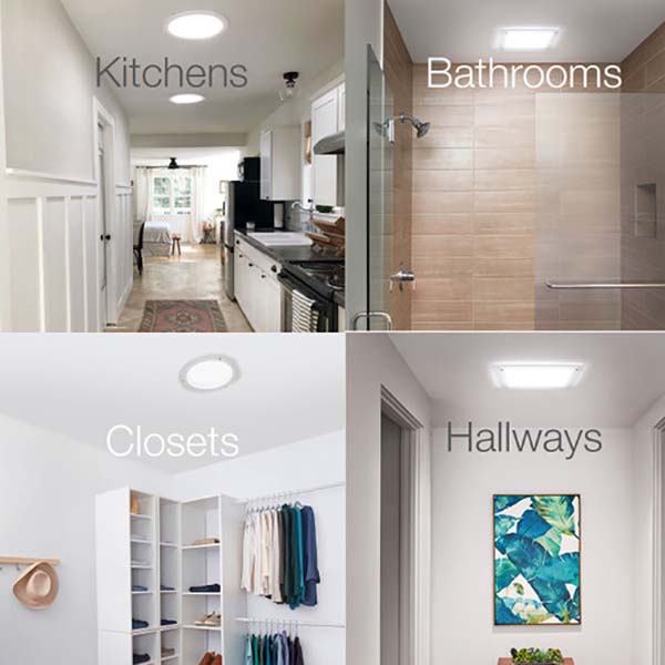 LED Artificial Skylight Silver Operable Skylight