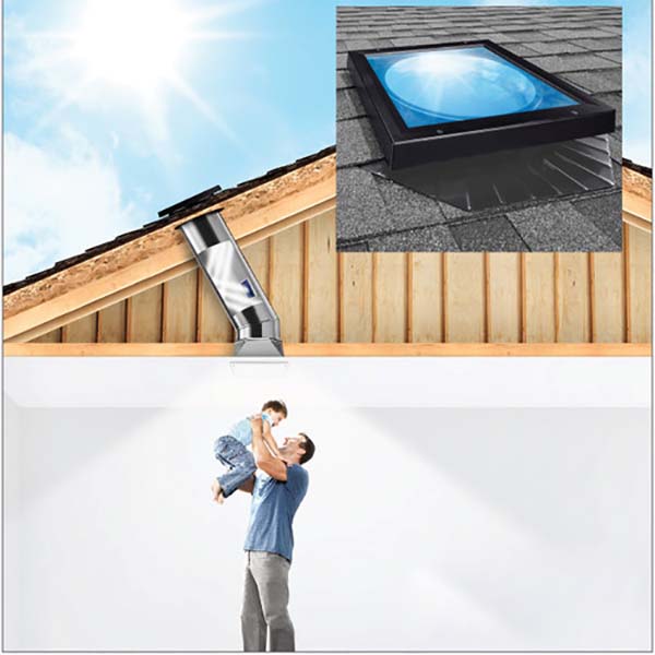 LED Artificial Skylight Silver Operable Skylight
