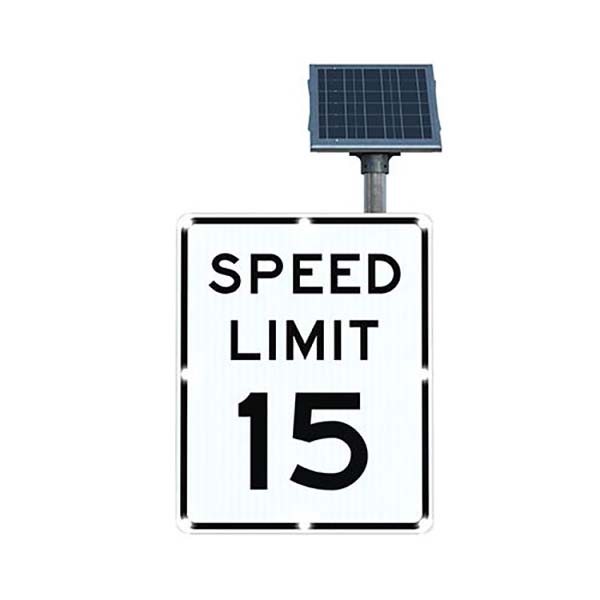 Solar Powered LED Stop Signs 30 in Solar Powered Flashing LED Signs