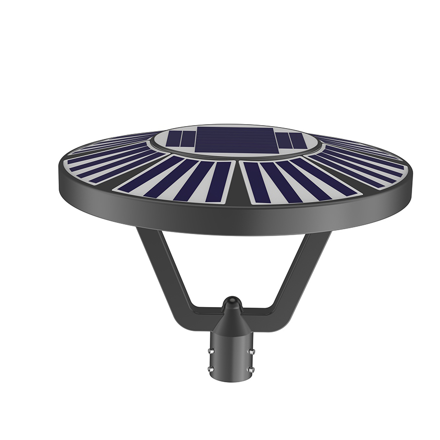 20W 25W 40W Solar Post Top Area Lamps IP65 Fence Post Top Lights for Walking Paths