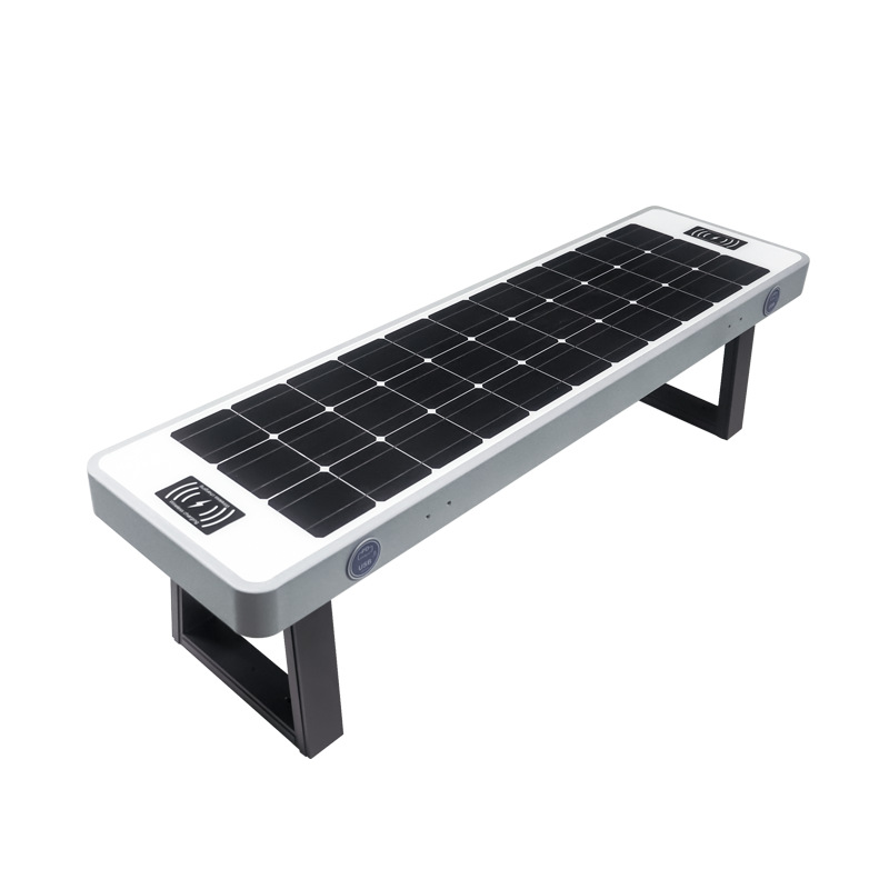 Smart Solar Powered Bench 30W IP65 WIFI Bluetooth Music Photovoltaic Bench