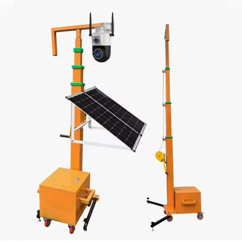 Solar LED Light Tower 6M Mobile LED Light Tower