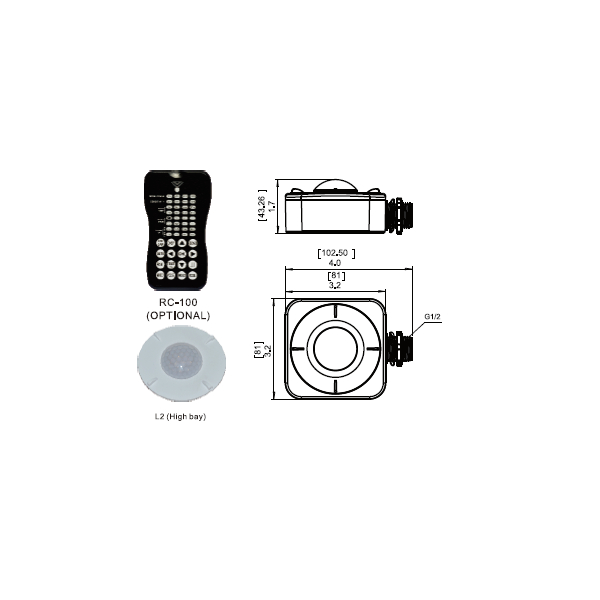 Pir Sensor Motion Sensor IP65 120-240V for External Fixture