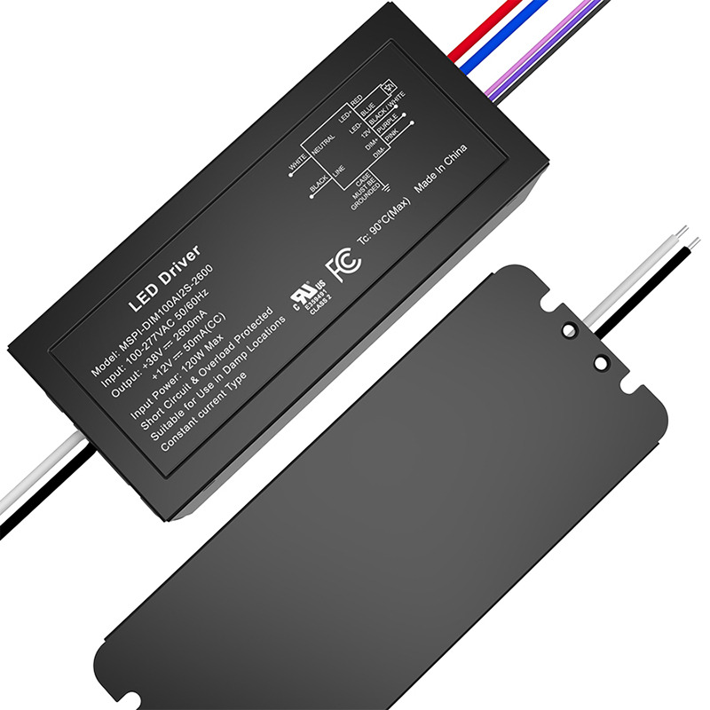 LED Emergency Backup Driver 100-277Vac Metal Case