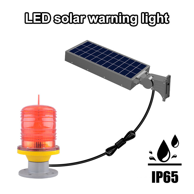 Solar Caution Lights IP65 Warning Light Solar