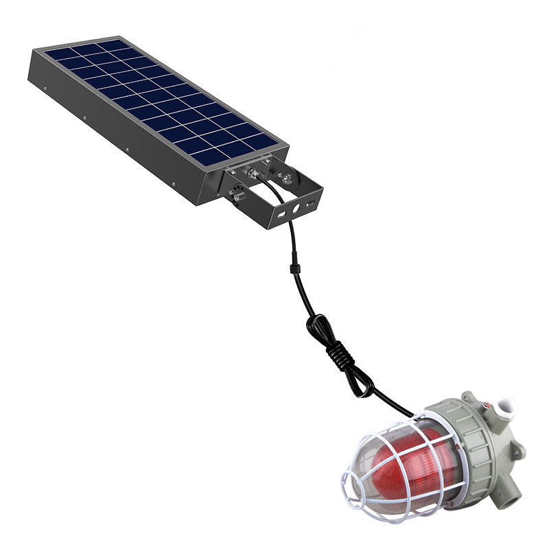 Solar Flashing Warning Lights IP65 Solar Warning Beacon