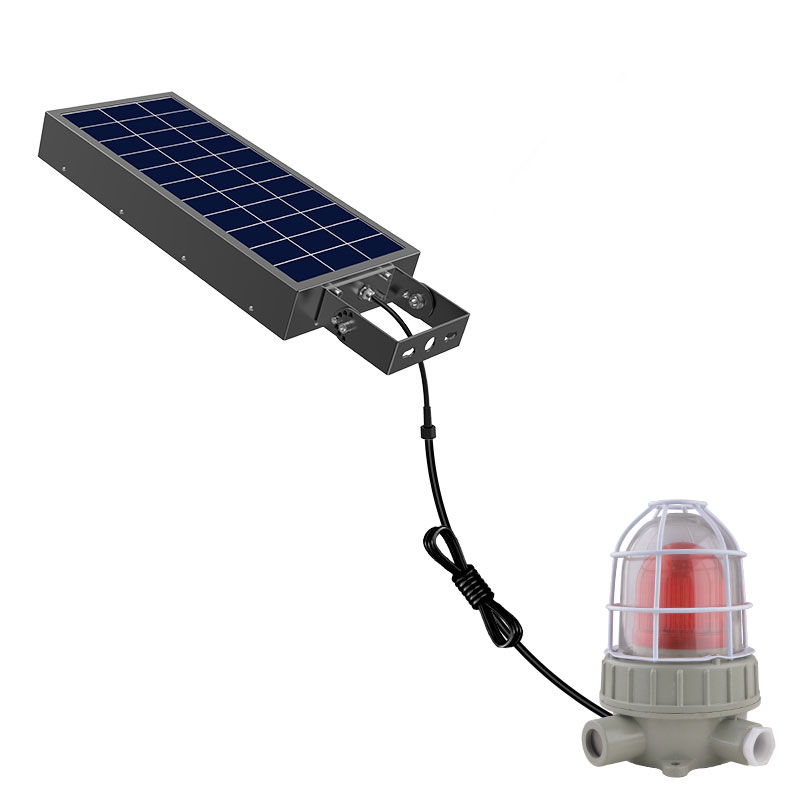 Solar Flashing Warning Lights IP65 Solar Warning Beacon