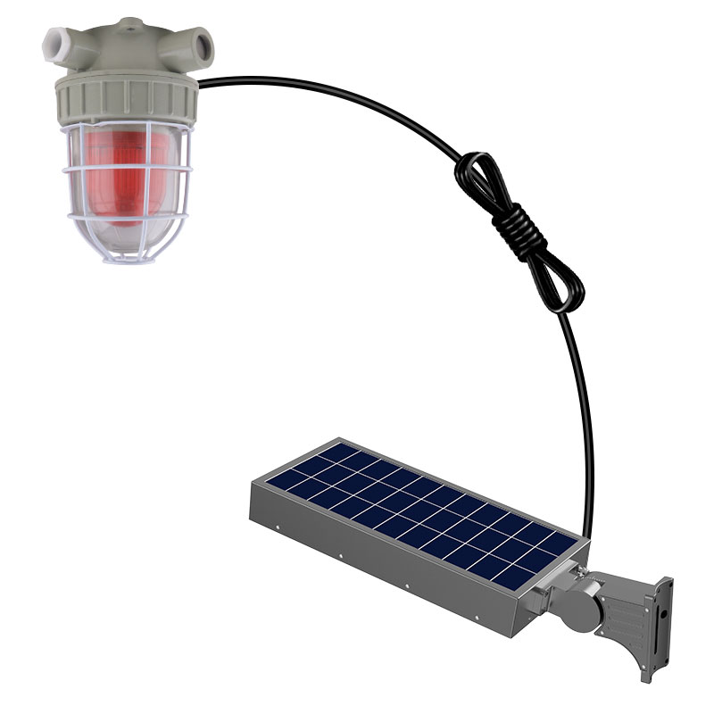Solar Flashing Warning Lights IP65 Solar Warning Beacon