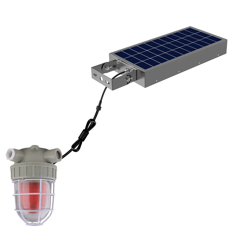 Solar Flashing Warning Lights IP65 Solar Warning Beacon