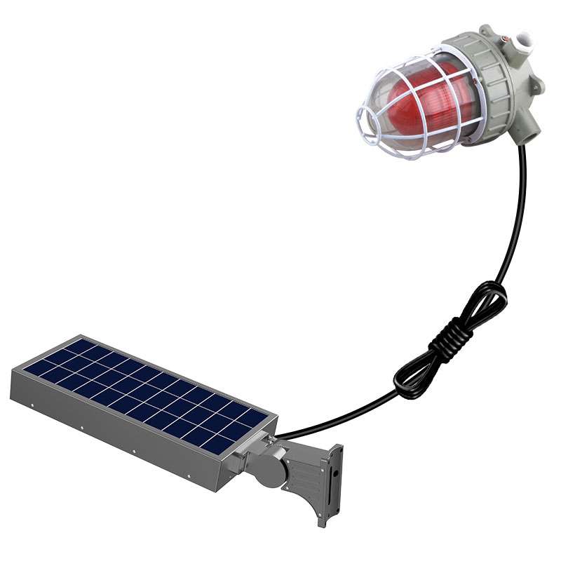 Solar Flashing Warning Lights IP65 Solar Warning Beacon