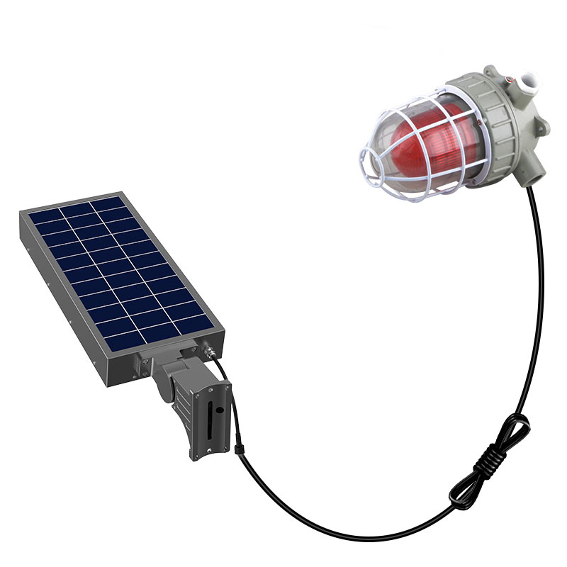 Solar Flashing Warning Lights IP65 Solar Warning Beacon