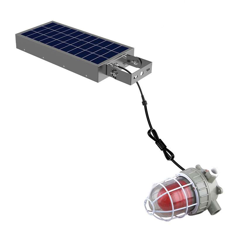 Solar Flashing Warning Lights IP65 Solar Warning Beacon