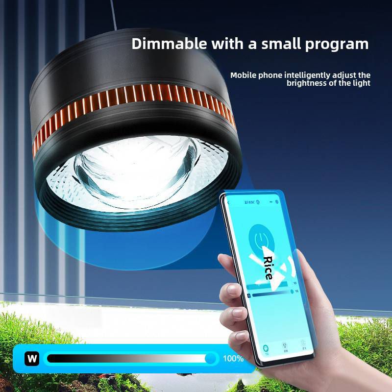 Aquarium Downlights Full Spectrum RGB with WiFi Freshwater LED Plant Light