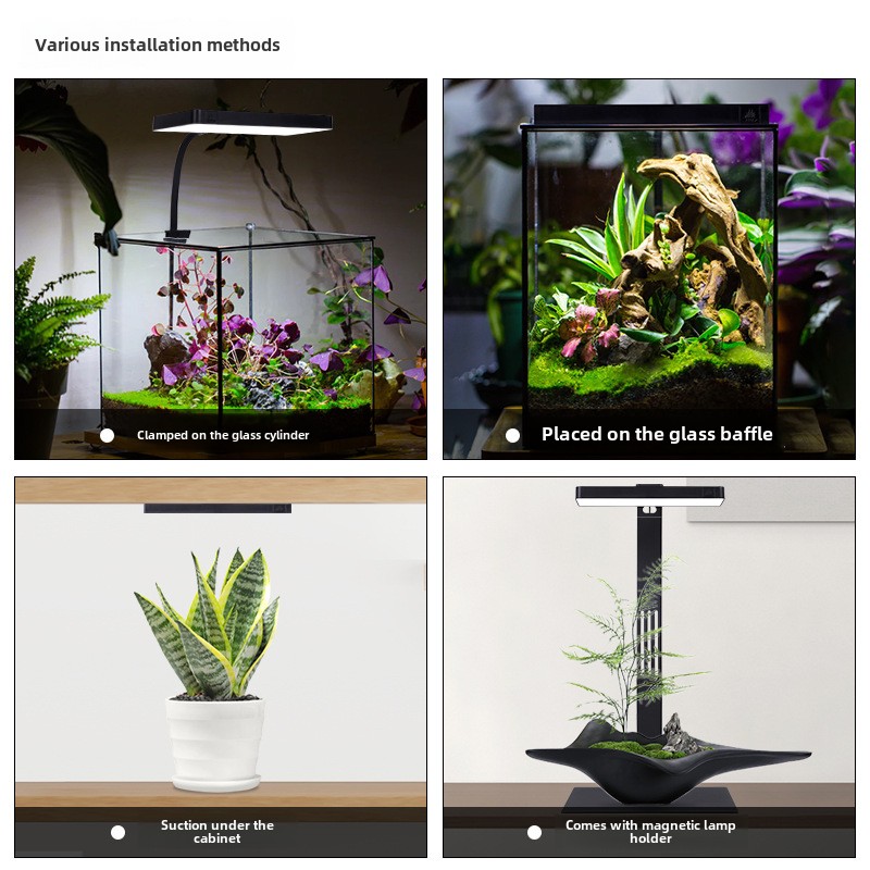 LED Aquarium Lighting System Full Spectrum RGB+UV APP Bluetooth Control