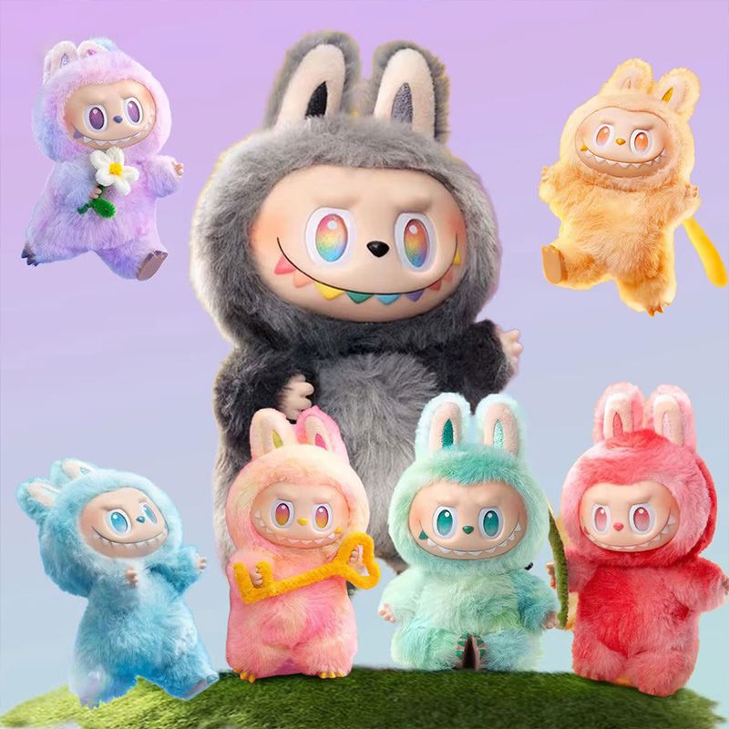 Labubu Energy Gradient Color Plush Doll Ornament